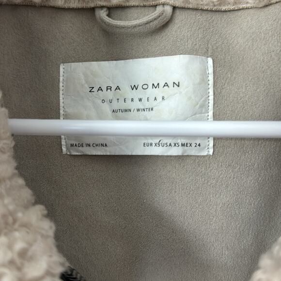 Zara Teddy Jacket Size: XS - Picture 3 of 6